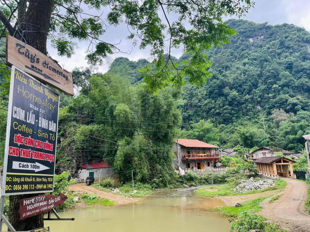 Tay Homestay Lang Da Co Khuoi Ky- Ban Gioc Cao Bang Exteriör bild